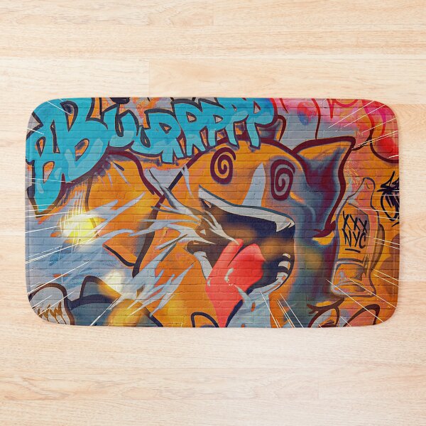 Item preview, Graffiti Street Art with Cat Burping Soda Pop designed and sold by RyanCaudell.