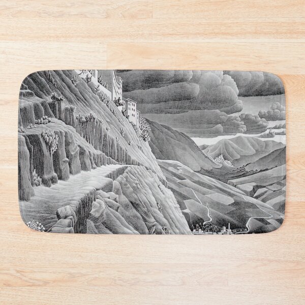 Item preview, Castrovalva (Mountain Village) by M.C. Escher designed and sold by AestheticsXarts.