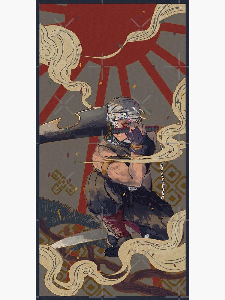 "The Sound Hashira" Sticker for Sale by AniLinxClothing Redbubble