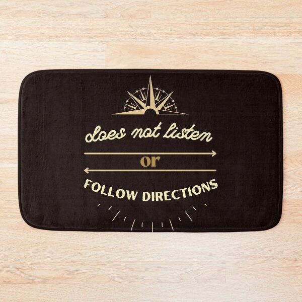 Item preview, does not listen or follow directions designed and sold by DoraHappy.