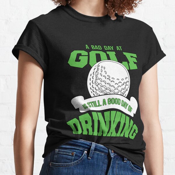 Crappy Golfers Club - Drunk Golfer - Funny Ladies Golf Shirt