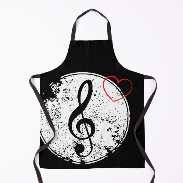 Item preview, Heart music - treble clef designed and sold by shanesil.