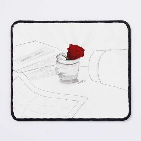 Item preview, Red rose at the office designed and sold by Nananuitnoire.