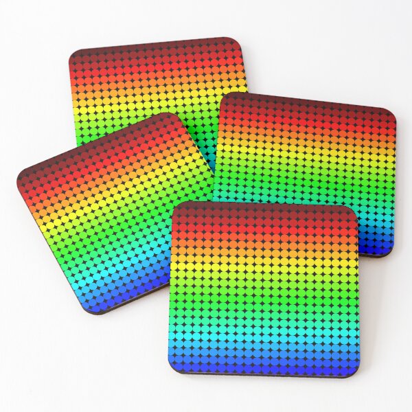 Item preview, Rainbow Polka dots 005 designed and sold by Rupert Russell.