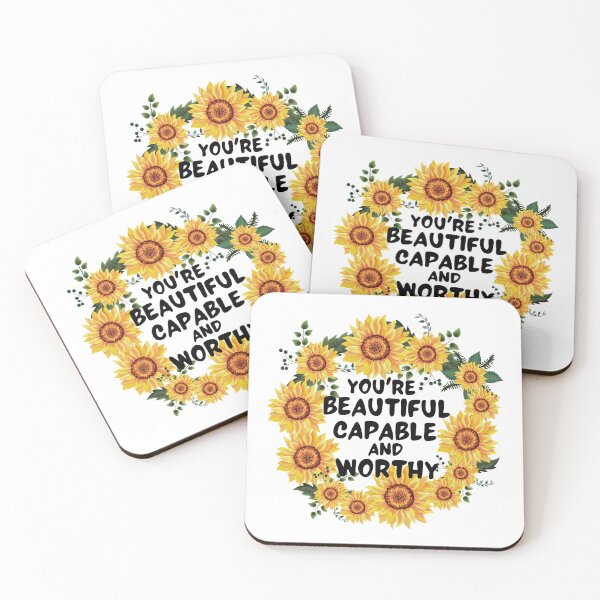 Item preview, You're Beautiful, Capable, Worthy designed and sold by BronikowskiART.