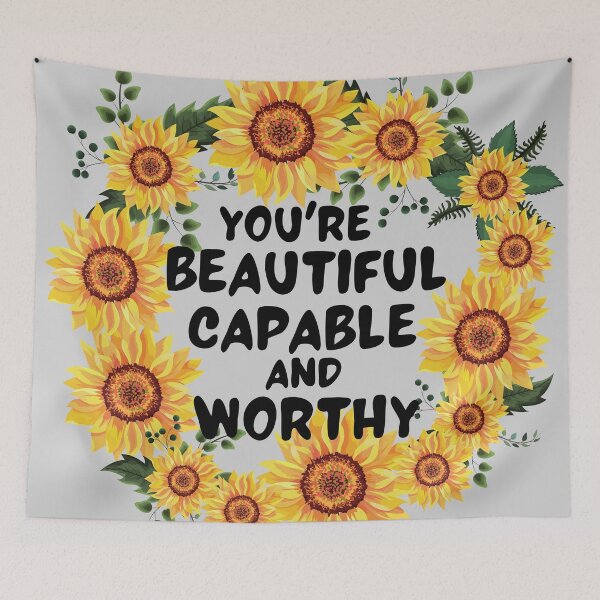 Item preview, You're Beautiful, Capable, Worthy designed and sold by BronikowskiART.