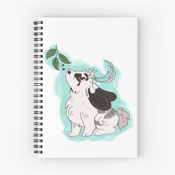 Item preview, White Jackalope W/ Berries designed and sold by geekydragon5.