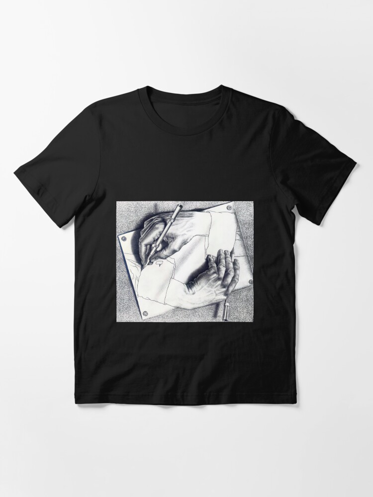 Drawing Hands by M.C. Escher | Essential T-Shirt