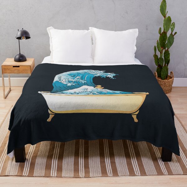 Item preview, Bathtub Kanagawa Wave by Tobe Fonseca designed and sold by Tobe Fonseca®.