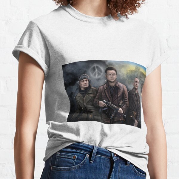 ZELENSKY, KLITSCHKO, USYK - STAND FOR UKRAINE Classic T-Shirt