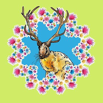 Vorschaubild zum Design Hase mit Hirschgeweih von Raduna