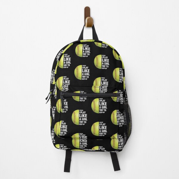 Item preview, I Know I Play Like A Girl Try To Keep Up Fastpitch Softball designed and sold by 99Fastpitch.