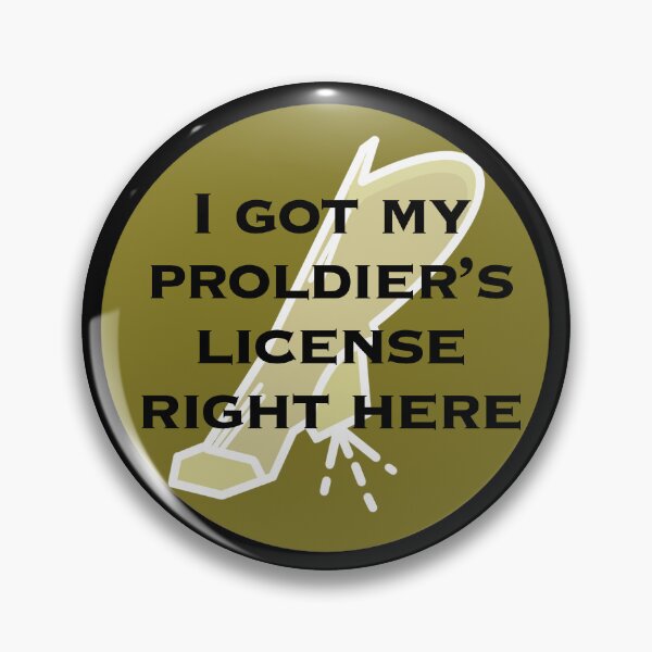 Item preview, I got my proldier license right here! - D20 Starstruck Norman Skip Takamori Quote designed and sold by hgMango.
