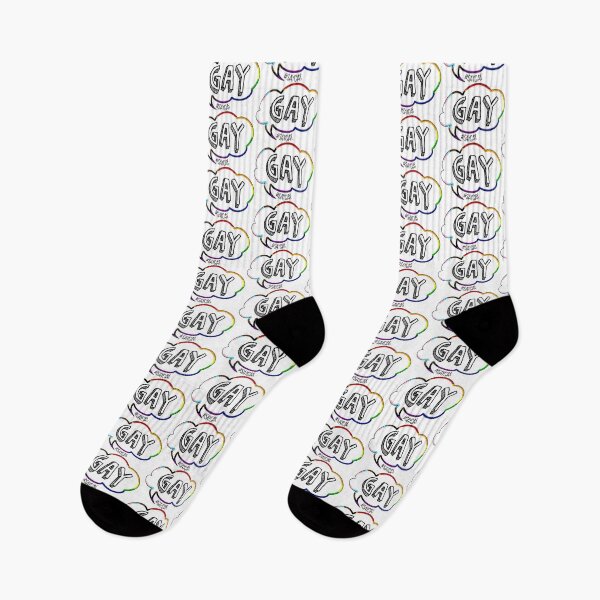 Item preview, Say Gay Rainbow LGBTQ+ Pride Speech Bubble #saygay designed and sold by JoyfulJen.