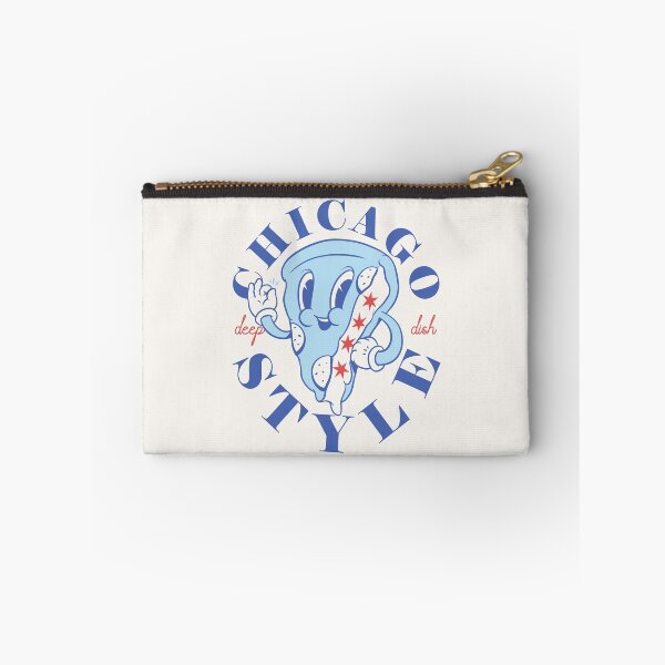 Item preview, Chicago Style Pizza Flag | Deep Dish Traditional Specific Signature Food Famous Stuffed Chicago Flag Pizza | Chicago Illinois State South Side South Suburbs Square Pizza Anthropomorphic Mascot designed and sold by Any Color Designs.