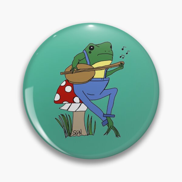 Item preview, Frog on a Toadstool - Lindsey Anderson x SGN designed and sold by SeattleGayNews.