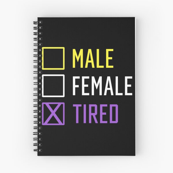 Item preview, Nonbinary Male Female Tired designed and sold by koenluipaard.