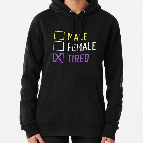 Item preview, Nonbinary Male Female Tired designed and sold by koenluipaard.