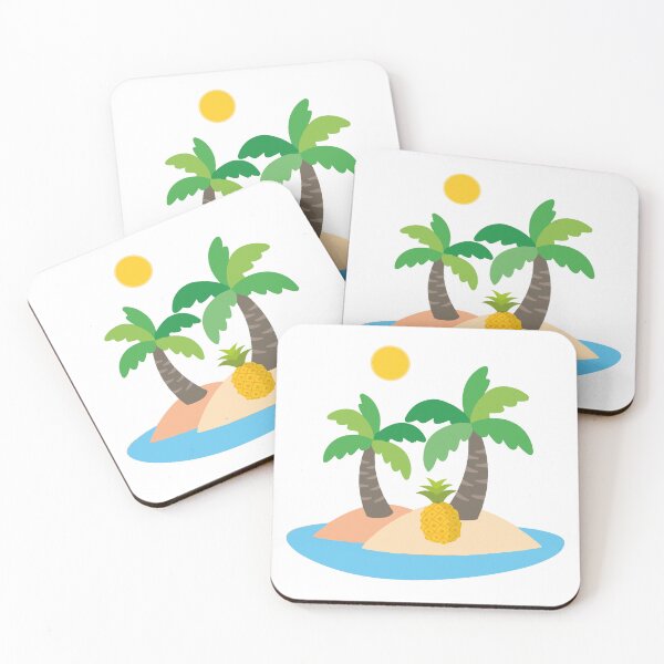 Item preview, Pineapple at sea palm tree designed and sold by DahabClub.