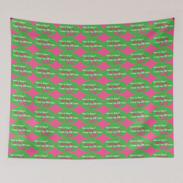 Item preview, Argue – Shouty Caps  designed and sold by Ordesign.
