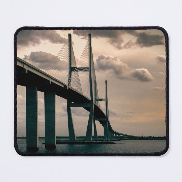Item preview, Georgia Bridge in Stormy Weather designed and sold by nbrandsberg.