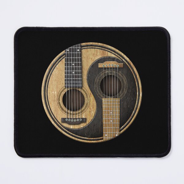 Item preview, Old and Worn Acoustic Guitars Yin Yang designed and sold by JeffBartels.