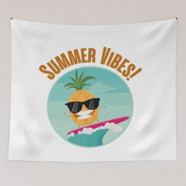 Item preview, Pineapple at sea summer vibes designed and sold by DahabClub.