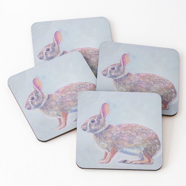 Item preview, Cottontail bunny painting designed and sold by Emily Bickell.