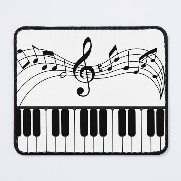 Item preview, Piano Keyboard and Music Notes designed and sold by BlakefourDesign.