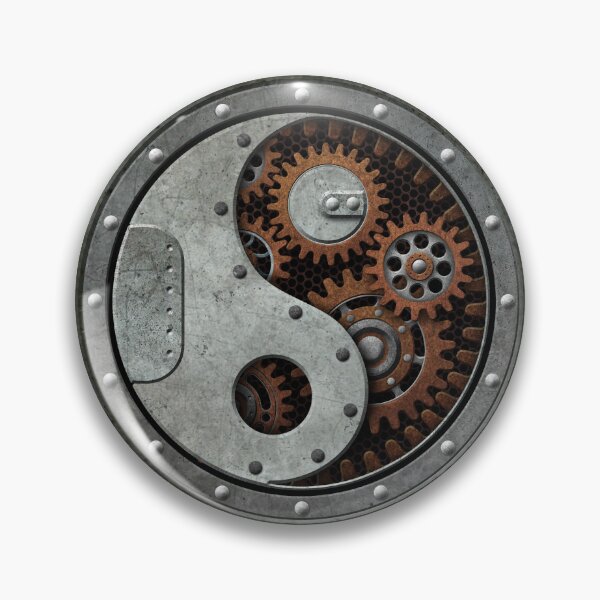 Item preview, Industrial Steampunk Yin Yang designed and sold by JeffBartels.