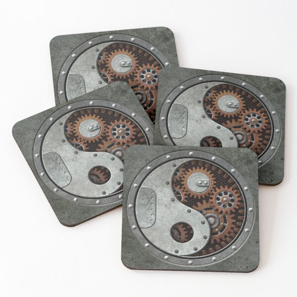 Item preview, Industrial Steampunk Yin Yang designed and sold by JeffBartels.