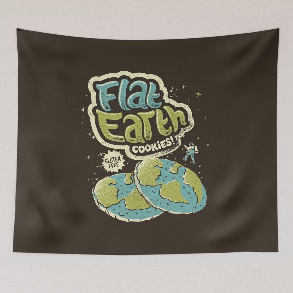 Item preview, Flat Earth Cookies by Tobe Fonseca designed and sold by Tobe Fonseca®.