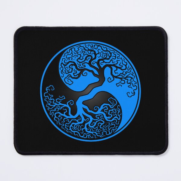 Item preview, Blue and Black Tree of Life Yin Yang designed and sold by JeffBartels.