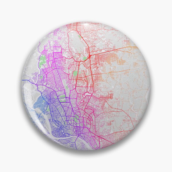 Item preview, Dhaka City Map of Bangladesh - Colorful designed and sold by deMAP.