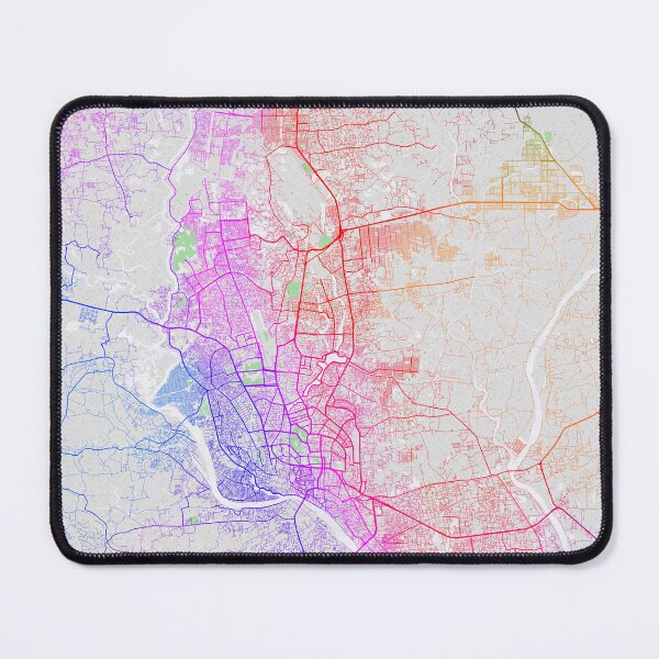 Item preview, Dhaka City Map of Bangladesh - Colorful designed and sold by deMAP.