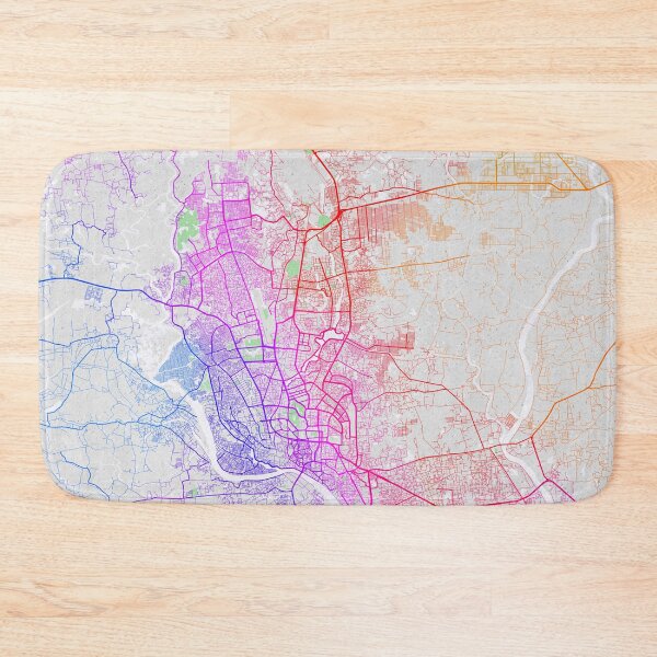 Item preview, Dhaka City Map of Bangladesh - Colorful designed and sold by deMAP.