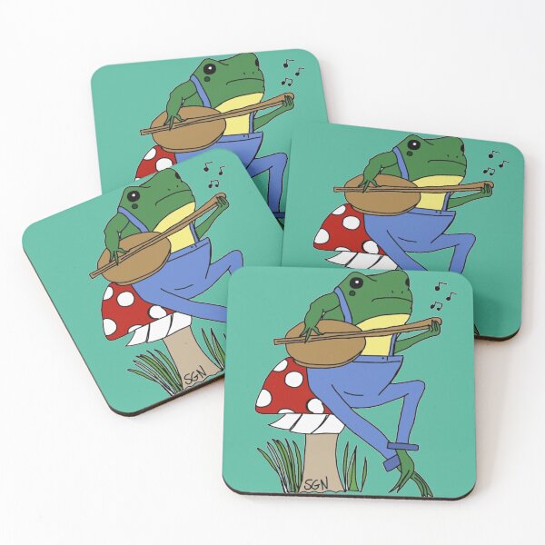 Item preview, Frog on a Toadstool - Lindsey Anderson x SGN designed and sold by SeattleGayNews.