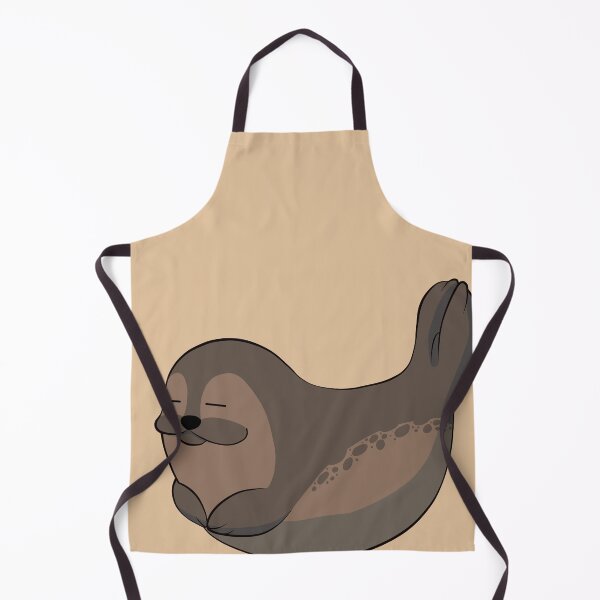 Item preview, Happy sunbathing harbor seal designed and sold by AniBeanz.