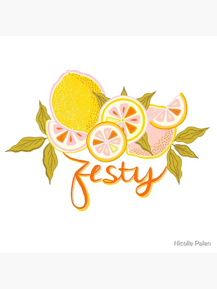 "Zesty Lemon" Poster for Sale by NicollePalen | Redbubble