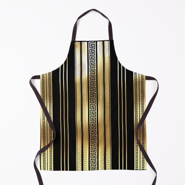 Item preview, Greek Keys Meander Gold Black Stripe designed and sold by Yiorgos Designs.