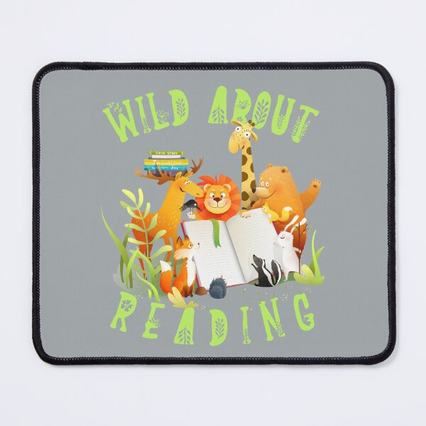 Item preview, Wild About Reading, Cute Animals Reading Books designed and sold by Constant Readers.