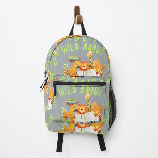 Item preview, Wild About Reading, Cute Animals Reading Books designed and sold by Constant Readers.