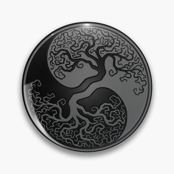 Item preview, Gray and Black Tree of Life Yin Yang designed and sold by JeffBartels.