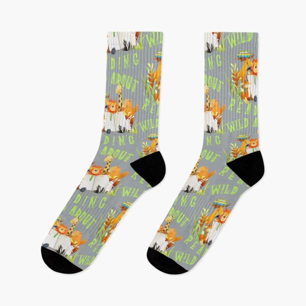 Item preview, Wild About Reading, Cute Animals Reading Books designed and sold by Constant Readers.