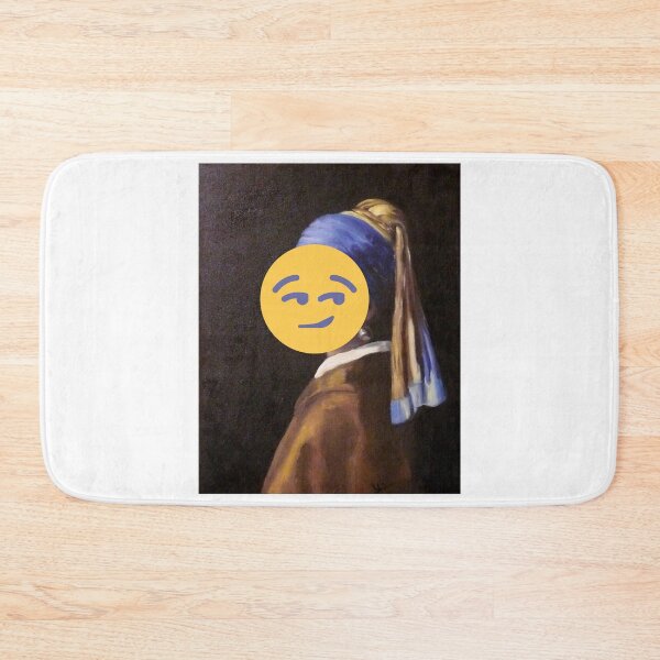 Item preview, Girl With A Pearl Earing - Unamused Face Emoji designed and sold by OurShop00.