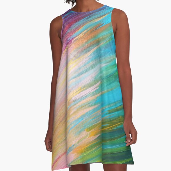 Rainbow parade A-Line Dress