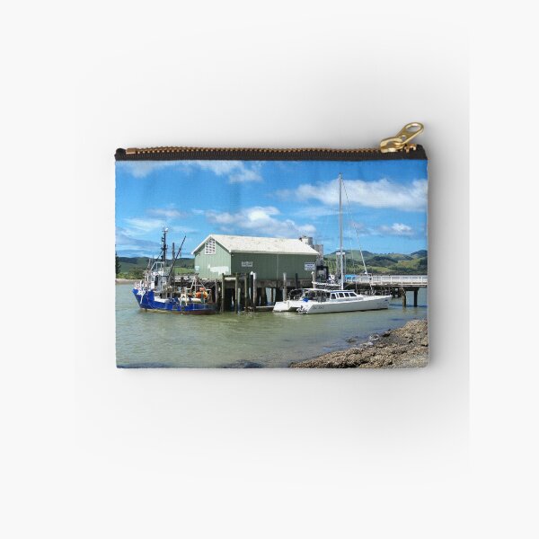 Item preview, Mangonui Wharf - vessel contrasts.......! designed and sold by Roy  Massicks.