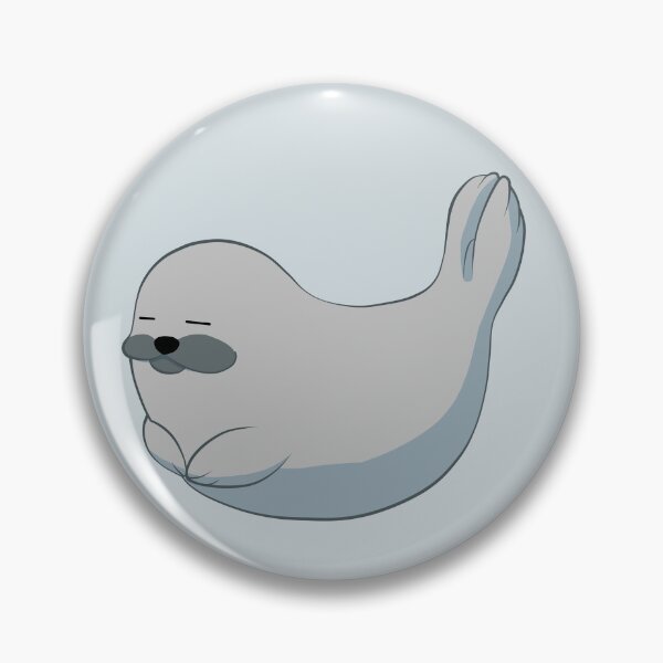 Item preview, Happy sunbathing seal pup designed and sold by AniBeanz.