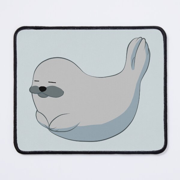 Item preview, Happy sunbathing seal pup designed and sold by AniBeanz.