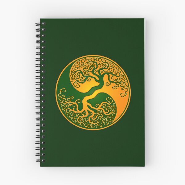 Item preview, Green and Yellow Tree of Life Yin Yang designed and sold by JeffBartels.